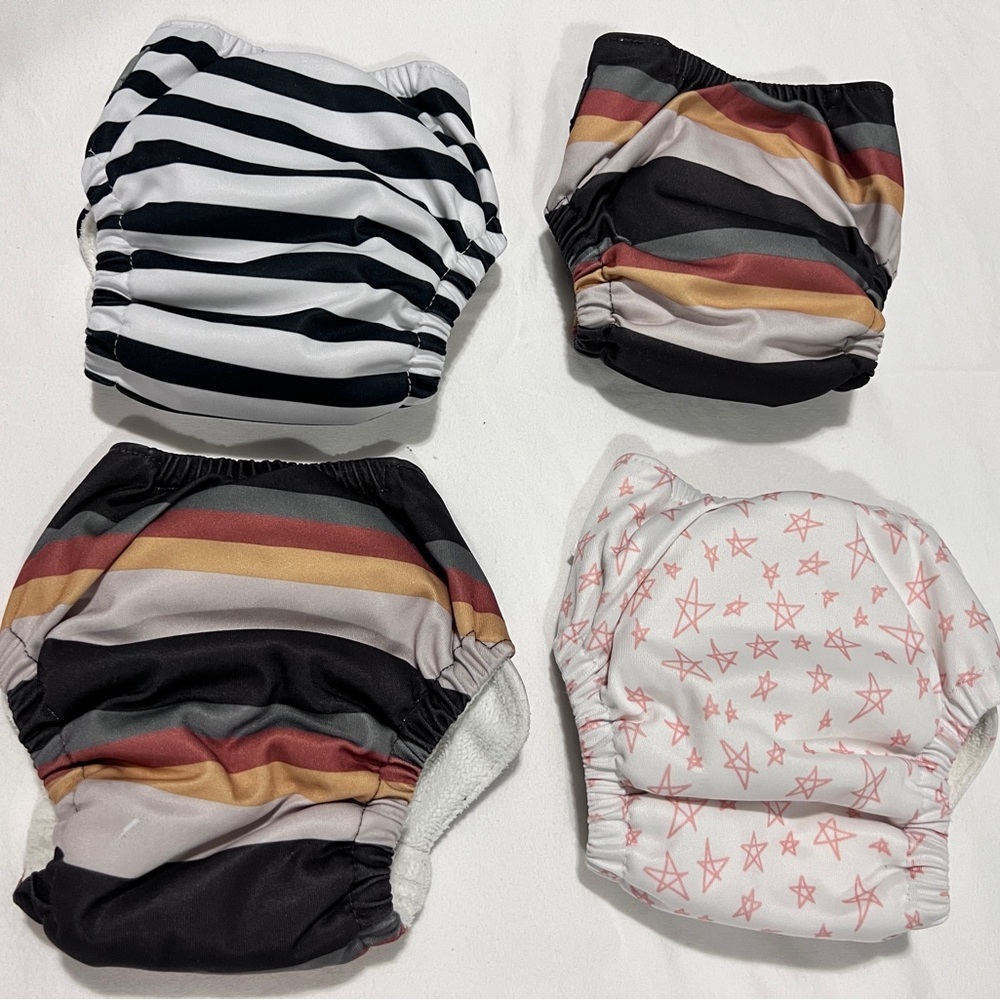 Grovia AIO Newborn Cloth Diaper Lot (4) - Picture 2 of 6
